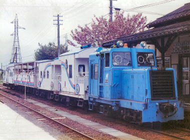 長良川鉄道　トロッコ列車