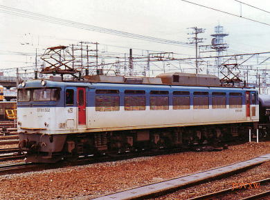 JR貨物　EF81 502 京都駅